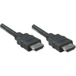 Manhattan Кабел Manhattan - HDMI към HDMI (Ethernet HEC, ARC, 3D, 4K, екраниран, 5 м, черен) 323239 (323239)