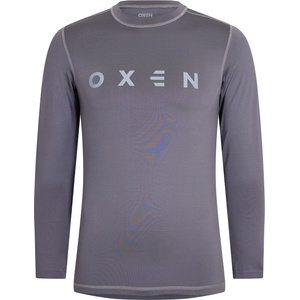 OXEN Фланелка с дълъг ръкав OXEN Men's Long Sleeve Baselayer Top - Gun Grey