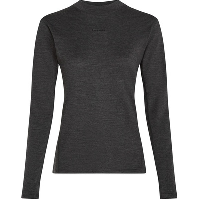 Icebreaker Women 200 MerinoFine Ace LS Mock Neck Размер: M / Цвят: тъмно сив