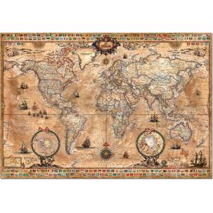 Educa - Puzzle Antique World Map II - 1 000 piese