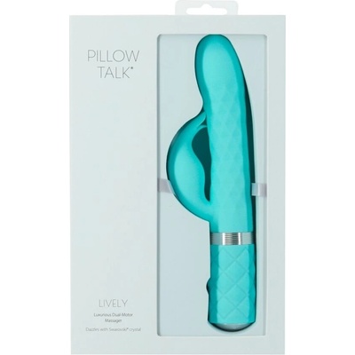 Pillow Talk Lively dobíjací s tyčinkou tyrkysový