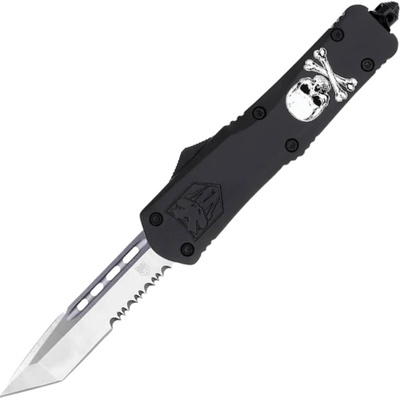 ! CobraTec Large FS-3 Jolly Roger Black Tanto Serrated 06CT133