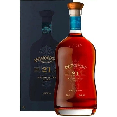 Appleton Estate 21 Y.O. Nassau Valley Casks 43% 0,7 l (kazeta)