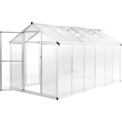 zahrada-XL Skleník hliníkový 362 x 190 x 195 cm 13,41 m³