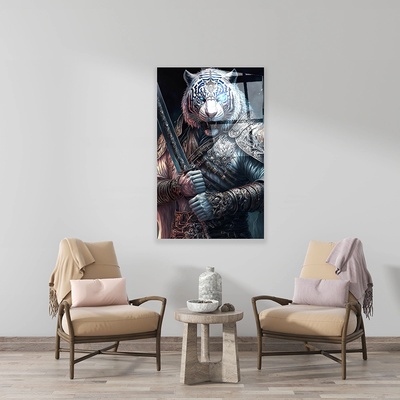 Art gift Стъклено АРТ пано - Стражът тигър
