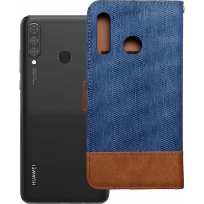 Sligo Knížkové pouzdro Smart JEANS pouzdro pro Huawei P30 Lite, modrá – Zboží Mobilmania