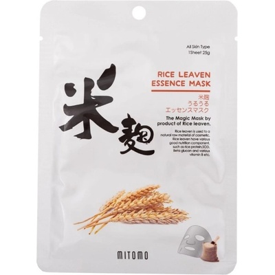 Mitomo Rice Leaven Japan Facial Japan Essence Mask Маска за лице дамски 25gr