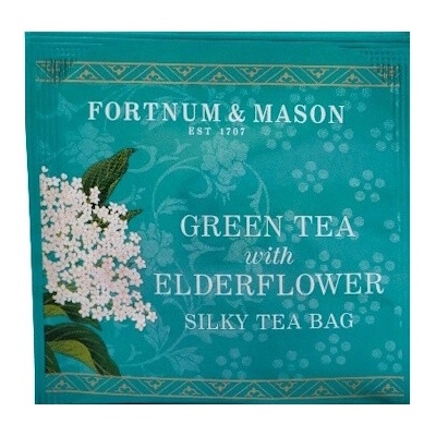 FORTNUM & MASON zelený čaj S BEZOVÝM KVĚTEM 1 hedvábná pyramida