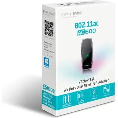 TP-Link Безжичен адаптер TP-LINK Archer T2U, AC600, Dual band, USB, вградена а (6935364089917)