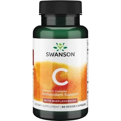 Swanson Vitamin C Complex with Bioflavonoids, 60 капсули, Swanson