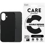Panzer Гръб CARE by PanzerGlass за iPhone 16, Feature Case Double Defence - Черен