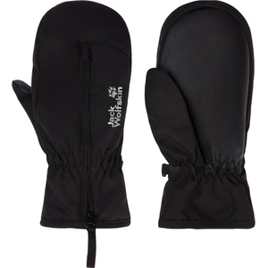 Jack Wolfskin Детски ръкавици Jack Wolfskin Kid's Easy Zip Mitten Gloves - Black - размер 116 (EU) (202-7570-0113)