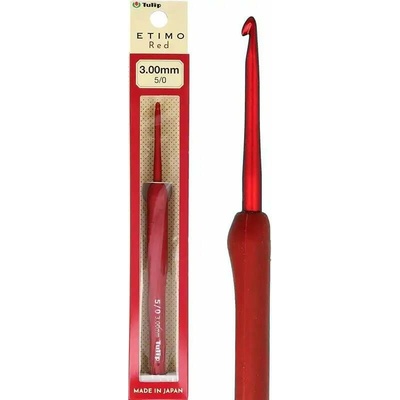 Ergonomický háček Tulip Etimo Red 3mm – Zboží Dáma