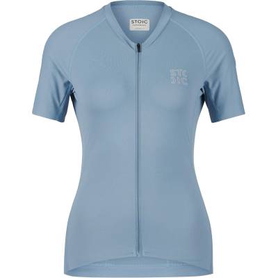 Stoic Дамска фланелка с къс ръкав за колоездене Stoic Women's DalslandSt. Gravel Jersey S/S Cycling jersey - Light Blue - размер XS (156-3072-0111)