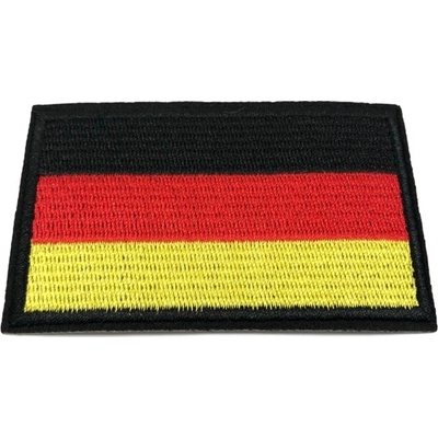 Vlajka, vyšívaná, zažehľovacia, Nemecko