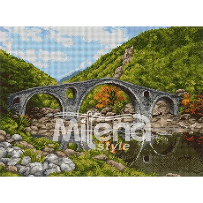 Milena Style Гоблен с щампа Дяволският мост без конци