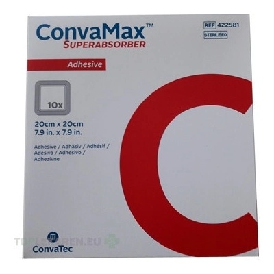 ConvaMax Krytie na rany superabsorpčné adhezívne 10 x 20 cm 10 ks