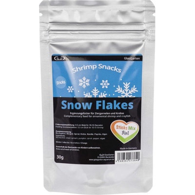 GlasGarten Shrimp Snacks Snow Flakes Mix 3v1 30 g