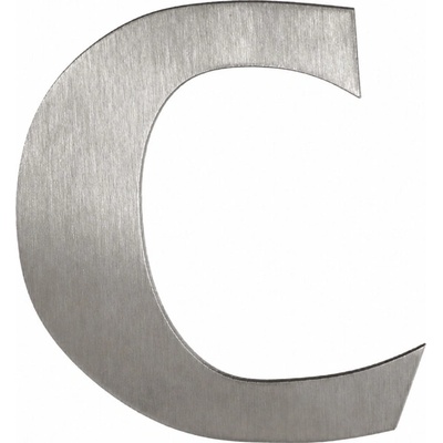 Domové číslo 120mm nerez písmeno "C" Nerez