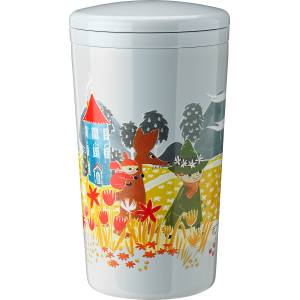 Stelton Термочаша Carrie Muminki 400 мл сиво-синя (1375-7)