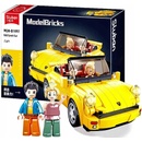 Sluban B1097 Nemecký žltý športový automobil