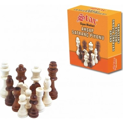 Star Дървени фигури за шах 3 - големи