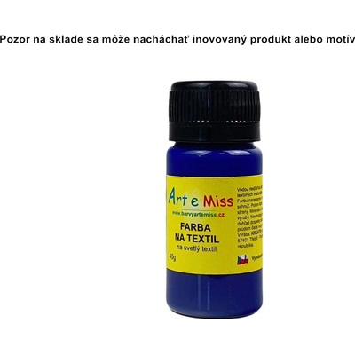 Farba na textil 40 g 44 modrá