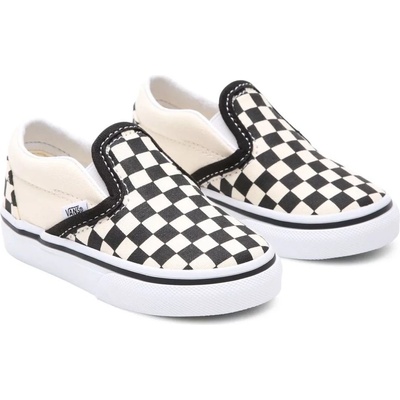 Vans Kids Classic Slip-on Checkerboard black/white – Zboží Mobilmania