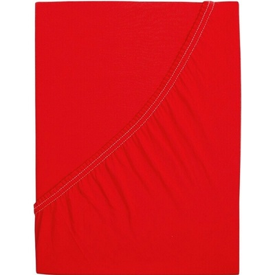 4Home jersey prostěradlo Ideál červené 200x200
