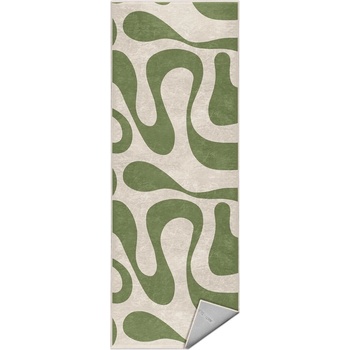 Mila Home Зелена пътека подходяща за пране 60x230 cm Matcha Latte - Mila Home (HKG-MMN-Colorful-012-60x230)