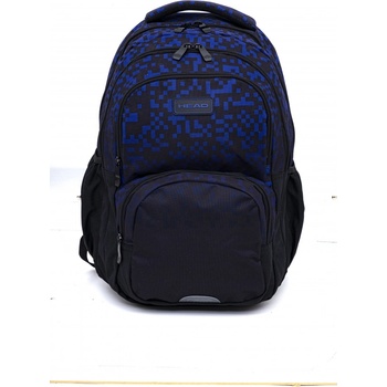 HEAD Ученическа раница Head - Сини блокчета (AS502025049)