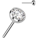 Šperky4U kamínek k PUSH IN piercingu titan TIT1147C-015