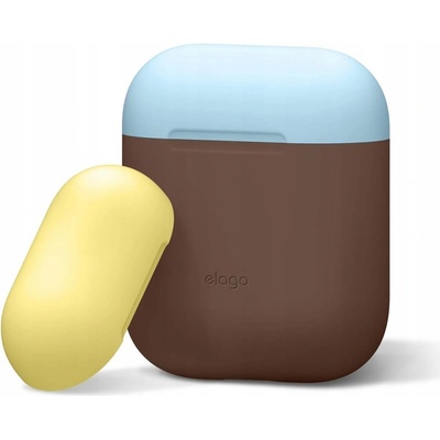 Elago AirPods Silicone Duo Case EAPDO-DBR-PBLYE