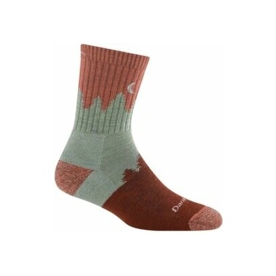 Darn Tough Treeline Micro Crew Midweight With Cushion hnedá