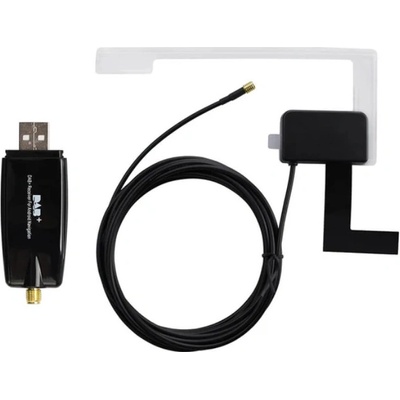 Isudar DAB+ vnútorná aktívna anténa s USB