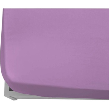 Image 1 of Png Панагюрище Долен чаршаф с ластик 165/200/20 см лилаво 100% памук