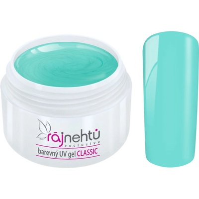 Ráj nehtů Barevný UV gel Classic Mint Sorbet 5 ml