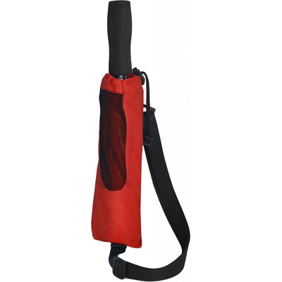 Golf Trekking Fiber Doppler skladací dáždnik červená