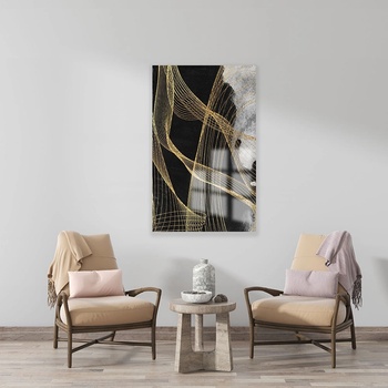 Art gift Стъклено АРТ пано - Златни Вибрации