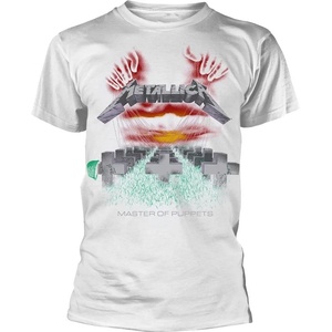 Metallica Master Of Puppets Тениска с къс ръкав White M (PHDMTLTSWMASM)
