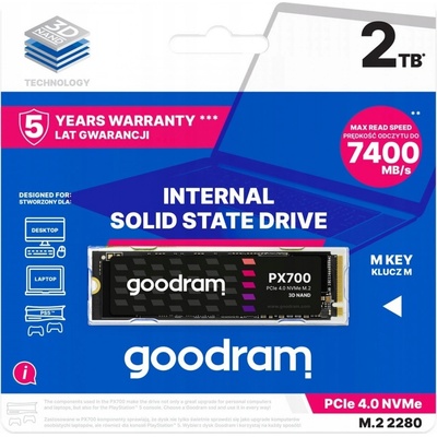 GOODRAM PX700 2TB, SSDPR-PX700-02T-80