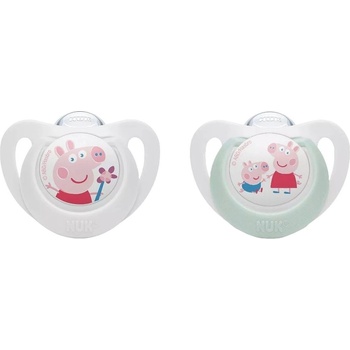 Nuk Силиконови залъгалки NUK - 18 м+, 2 броя, Peppa Pig (10177219)