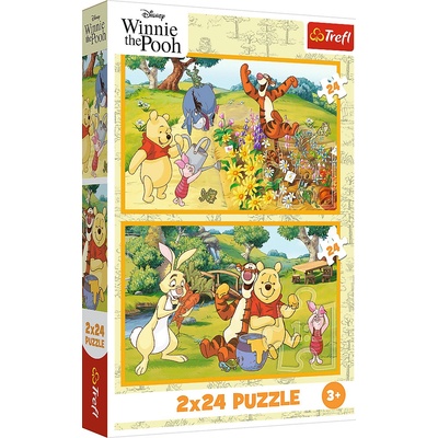 Trefl Winnie Day in the Garden 2x24 dielov