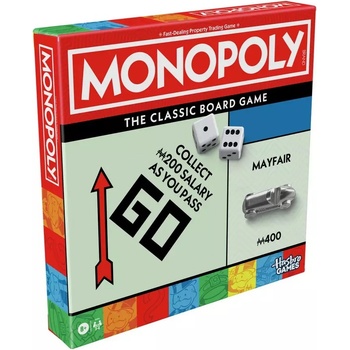 Hasbro Настолна игра Monopoly Classic (Refreshed) - Семейна (G0009)