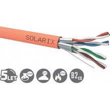 Solarix SXKD-6A-STP-LSOH-B2ca CAT6A STP LSOH B2ca s1 d1 a1, cívka, 500m