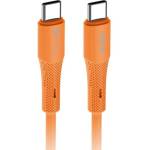 Forcell Кабел Forcell F-Energy, C347, QC4.0, PD, 5A, 100W, 1m, оранжев