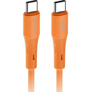 Forcell Кабел Forcell F-Energy, C347, QC4.0, PD, 5A, 100W, 1m, оранжев