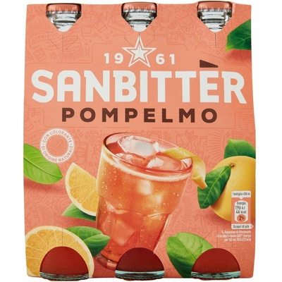 Sanbitter nealkoholický aperitív s príchuťou grapefruitu 3 x 0,2 l
