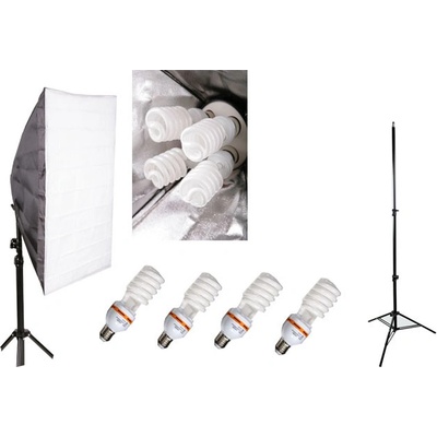 Elementrix softbox set lampa 4x35W stativ – Zboží Živě