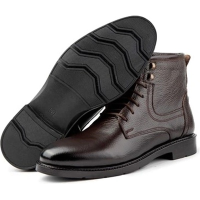 Ducavelli Мъжки ежедневни обувки от естествена кожа - Тъмнокафяви #363788 (363788_Тъмно кафяв)